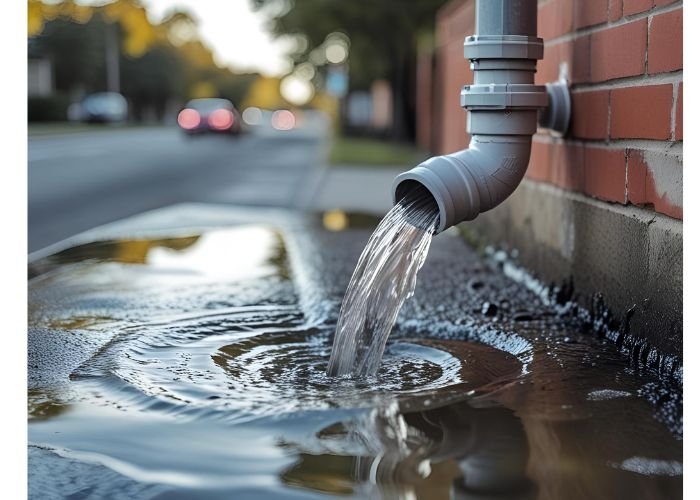 leaking pipe in winter season